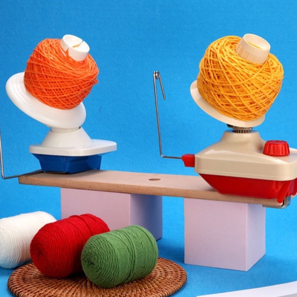Cable Winder Hand Operated Manual Wool Ball Winder DIY Swift Handheld Winder Machine Plastic Portable Yarn Winder Yarn