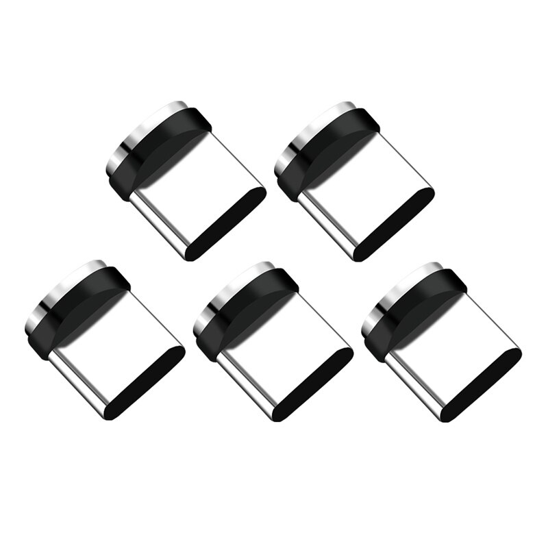 DODOUP Round Magnetic Cable plug Type C Micro USB Plugs Fast Charging Adapter Phone Microusb Type-C Magnet Charger Plug