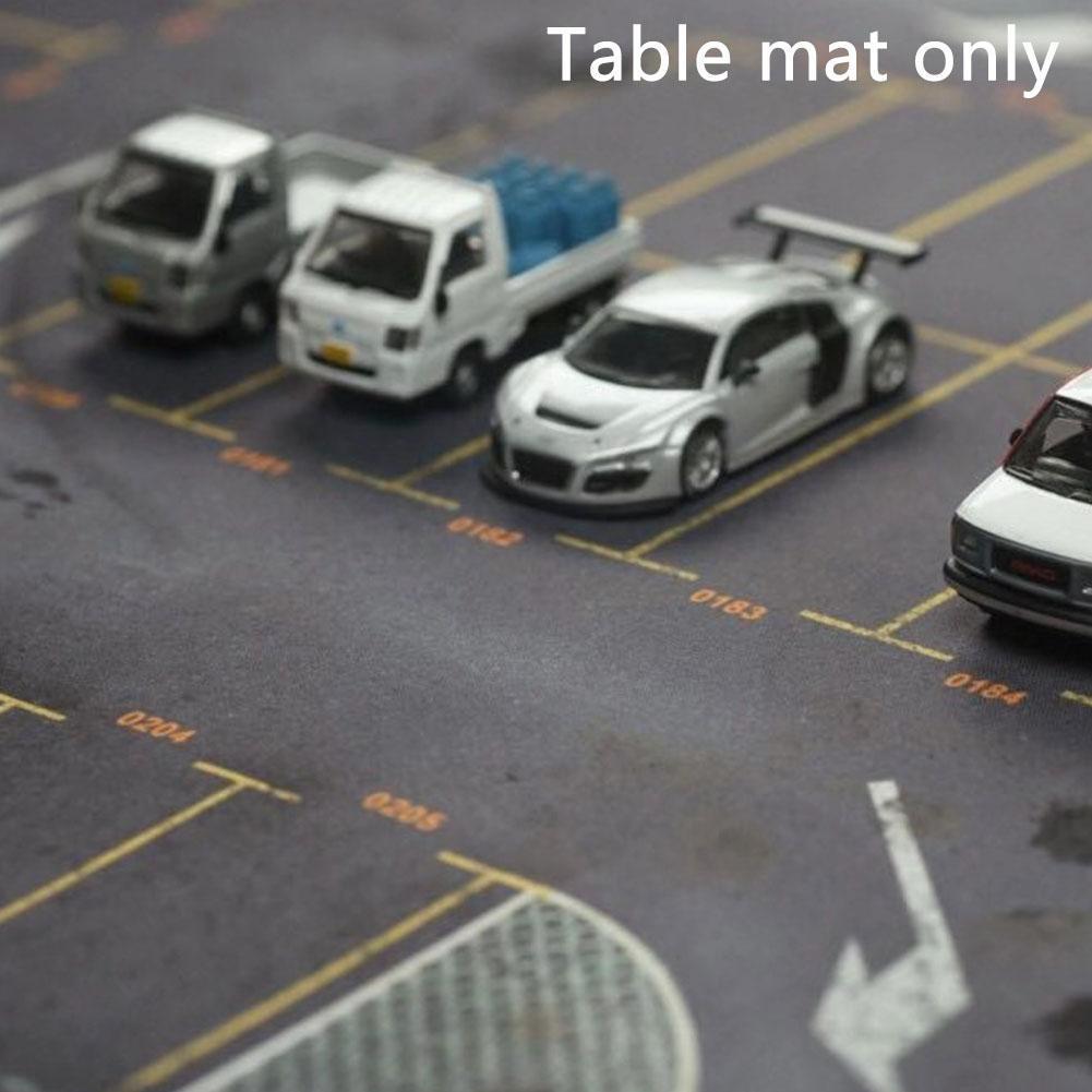 1/64 auto Matte Skala Unlight Kunststoff Landschaft Modell Parkplatz Und Architektur Matten Tisch Matte Wasserdichte Boden Matte Für Kind n4h0