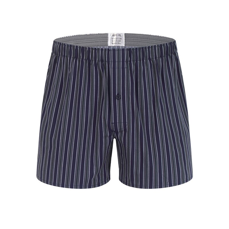 Boxer pour hommes classique rayé, 10 pièces, ample tissé, flèche, culotte en coton, sous-vêtement masculin