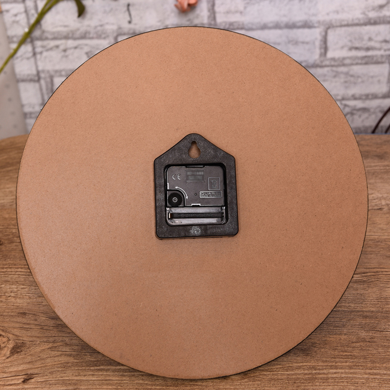 Reloj de pared de madera con de océano para el hogar, accesorio de pulsera de cuarzo resistente al agua con mecanismo de relojería, rústico Vintage grande y silencioso, 30cm, perfecto para decoración de cocina y dormitorio