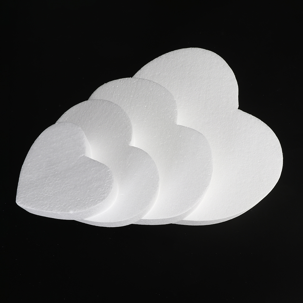Molde de poliestireno con forma de corazón para hacer manualidades, molde de espuma para Tartas, accesorios de cocina para fiestas, 4/6/8/10 pulgadas