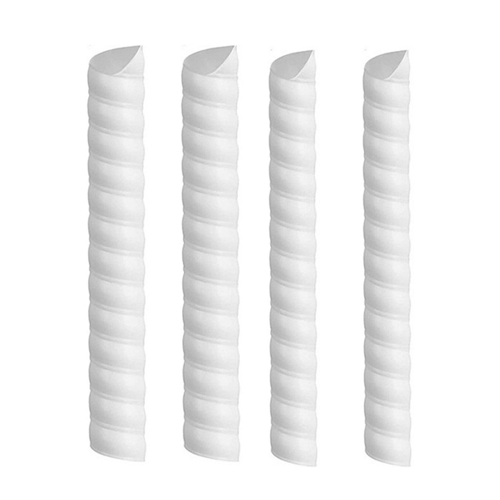Ochraniacz na kora drzewa 40 cm, spiralny plastikowy ochraniacz tronu drzewa, elastyczne owijki, osłona odporna na gryzienie, ochrona przed jeleniami.: 4XL / Brązowy