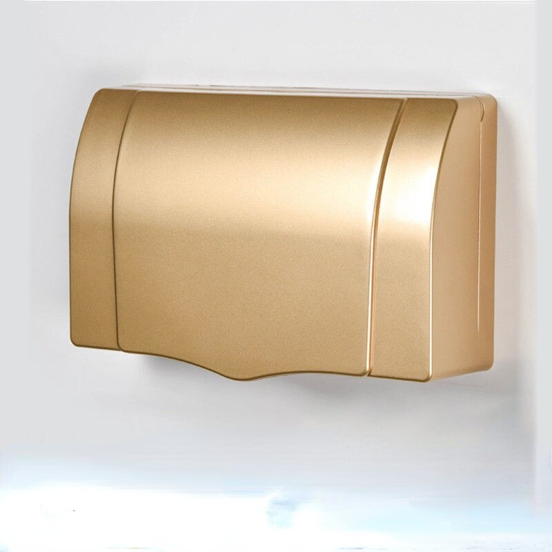 Double Socket Waterproof Box Bathroom Toilet Two Position Switch Protective Cover Safety Anti Mistouch Switch Plate Covers Paste