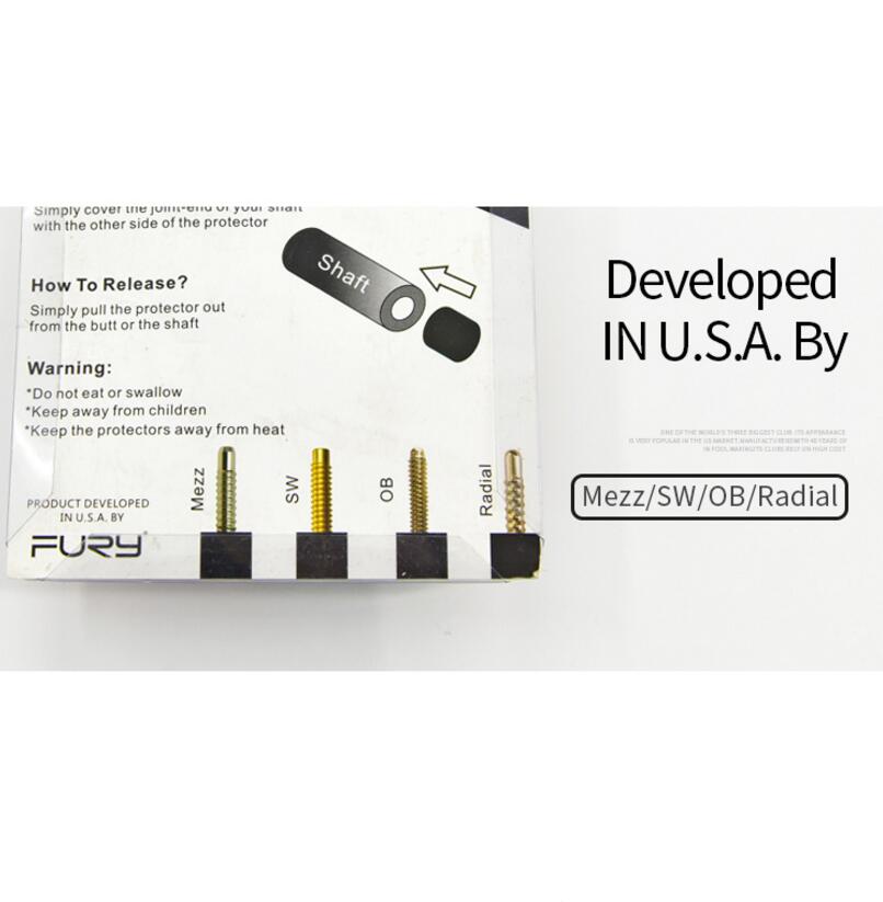 FURY Pool Cue Joint Protector Carom Cue Joint Protector Billiard Accessories Billiard Cue Joint Protector