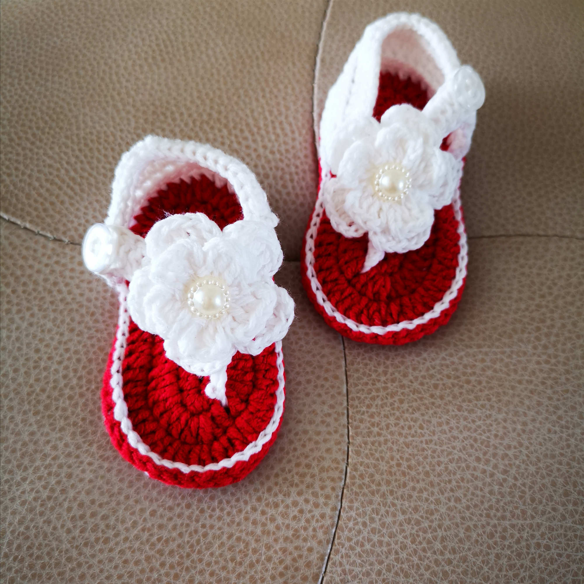 Qyflyxuenew baby sandalen handgeweven schattige prinses zachte zool wollen schoenen voor de zomer 0-6-12 maanden