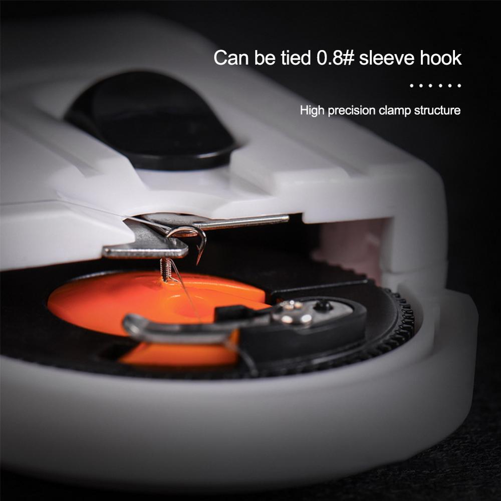 Electric Automatic Hook Device Hooking Fishing Line Winder Portable Automatic Hook Machine Tool
