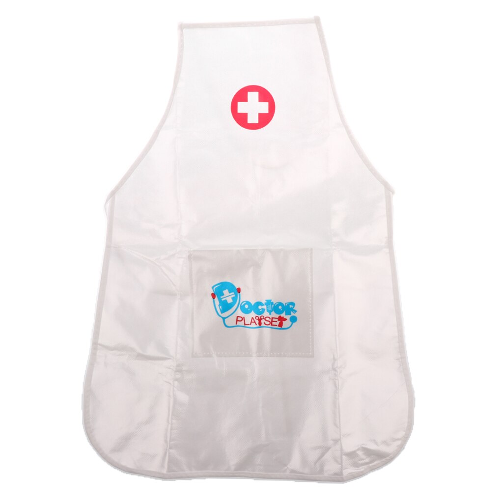 Abs plastic uniform kleding hoed kinderen doen alsof dokter rollenspel gereedschap accessoire leermiddelen