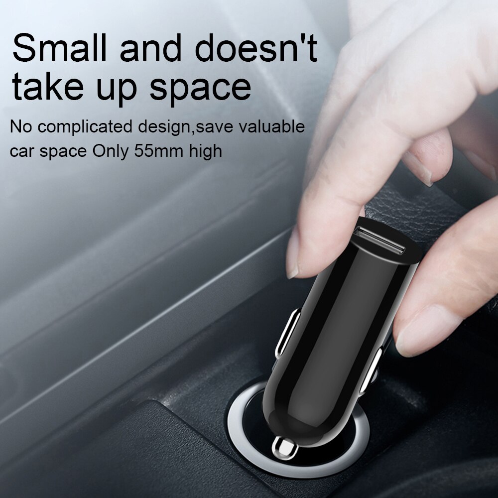 Auto Mobiele Lader 5V 2.1A Kleine Usb Auto-oplader Voor Mobiele Telefoon Usb Voor Mobiele Telefoon Opladen super Mini Car Charger