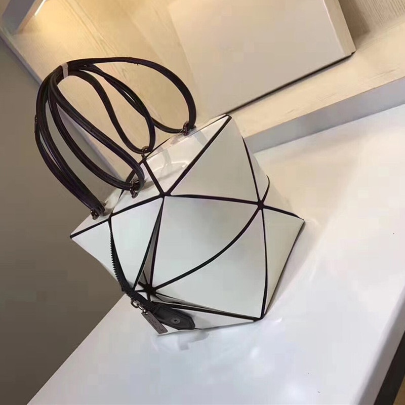 Women Bag Famous Brand Geometric Folding Women Messemger Shoulder Bags Bao Ladies Tote Bags Handbags