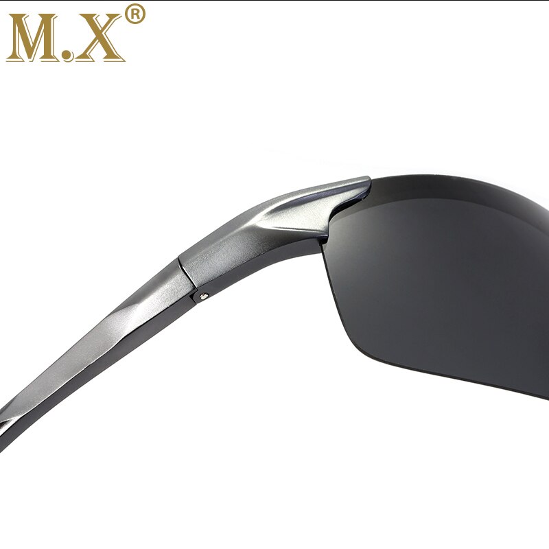 Aluminium Magnesium Männer Sonnenbrille Polarisierte Sport Fahren Nachtsicht Brille Sonnenbrille Angeln UV400 Randlose Sonnenbrille