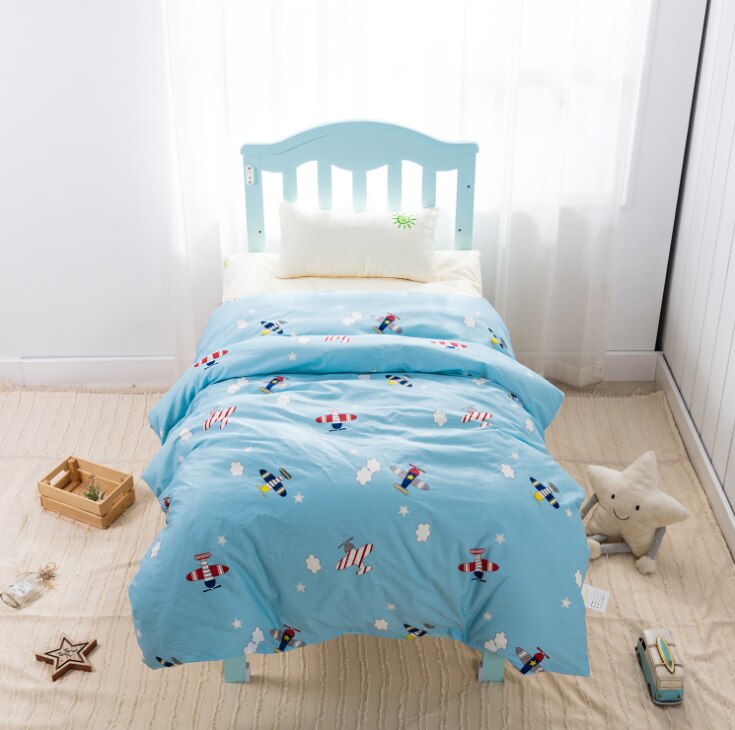 3 st tecknad bomull spjälsäng sänglinne kit baby princess sängkläder set innehåller örngott lakan påslakan utan fyllmedel