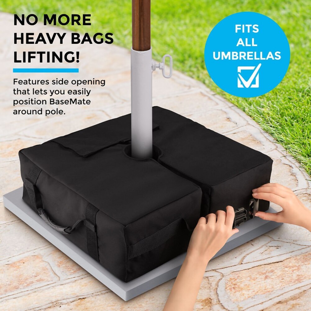 Outdoor Umbrella Base Weight Bag Weatherproof Umbrella Heavy Duty Sand Bags Stand Base For Home Hotel Use