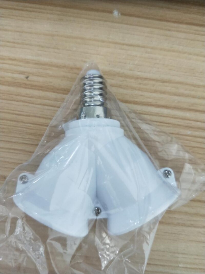 Car Light Bulb Car LED GU24-E17-G24-E40 to E27 E14 to 2 E27 White LED Light Lamp Bulb Adapter Holder Socket Car lamp Accessories: E14 to 2 E27