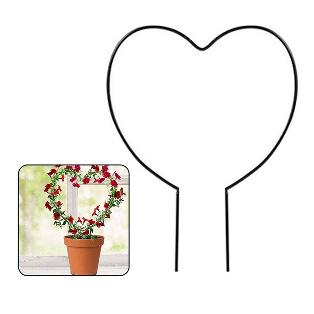 Metall trädgård stöd insats ring pion örtartad växt blomma stativ spaljé järn bonsai stativ trädgårdsredskap grönsaker växt: 25 x 14cm