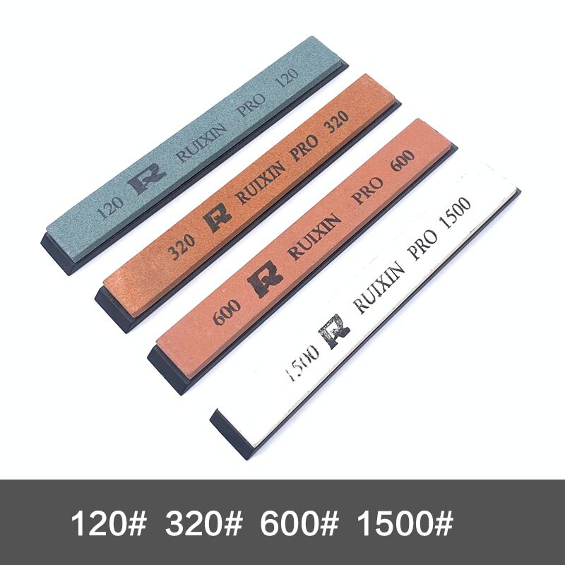 RUIXIN PRO set 120-1500 Grit Angle Sharpening stone Whetstone fixed knife sharpener Sharpening system kitchen tools: set A with base