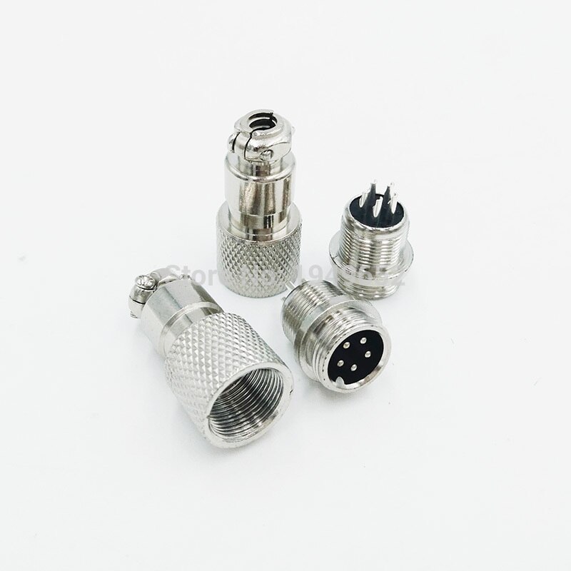 GX12 Aviation butt-joint connector 2pin3pin4pin Male plug push-pull 5pin6pin7pin cable butt joint connector