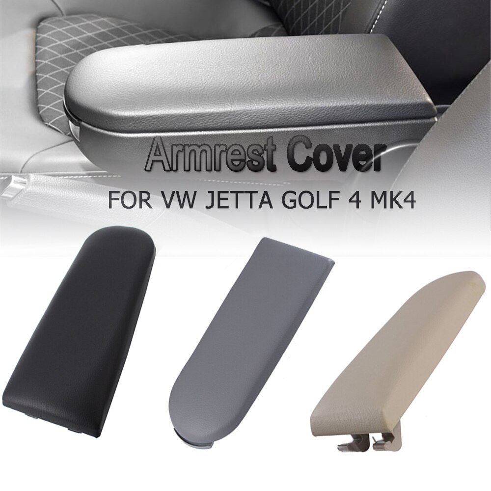 Auto Middenconsole Arm Rest Deksel Pu Lederen Armsteun Cover Vergrendeling Voor Vw Jetta Golf 4 MK4 Bora Passat B5 kever Polo