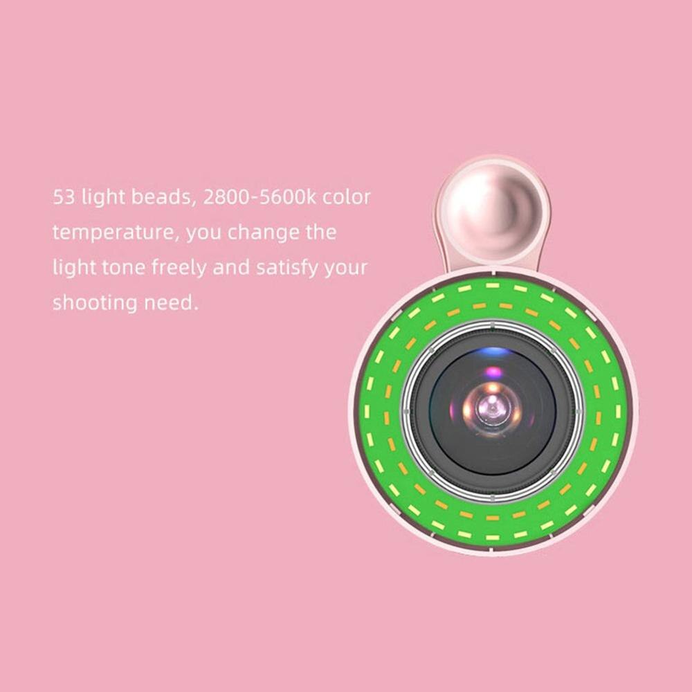 Lampade a portato telefono videocamera anello video luci macro veloce luce fotografia illuminazione supplementare accessori per telefoni