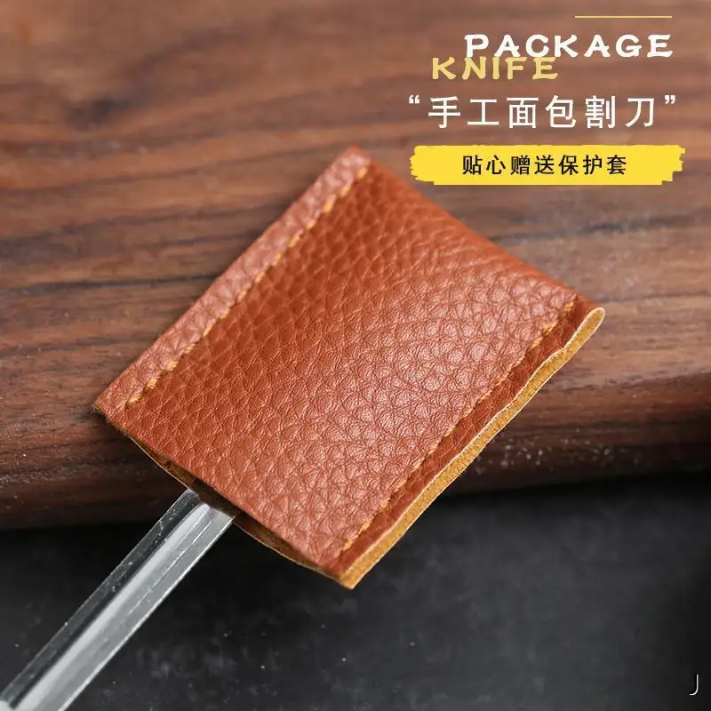 Broodsnijders Met 5PCS Vervanging Messen Bakmes Gereedschap Voor Westerse Baguette Franse Toast Cutter Bagel Arc Gebogen Mes