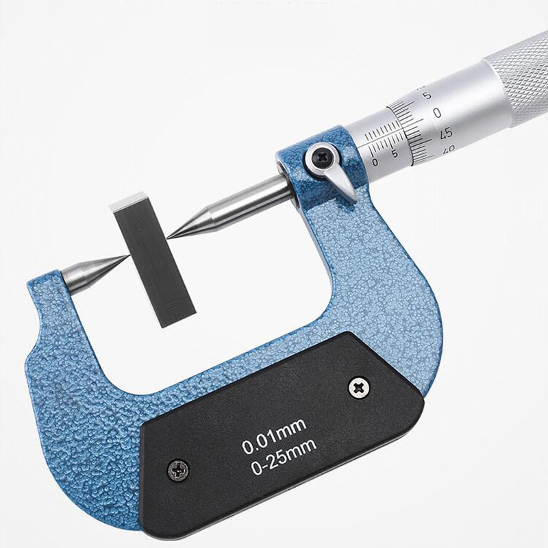 Micrómetro de doble punta de diámetro exterior, medidor mecánico, micrómetro en espiral, calibrador Vernier, herramienta de medición