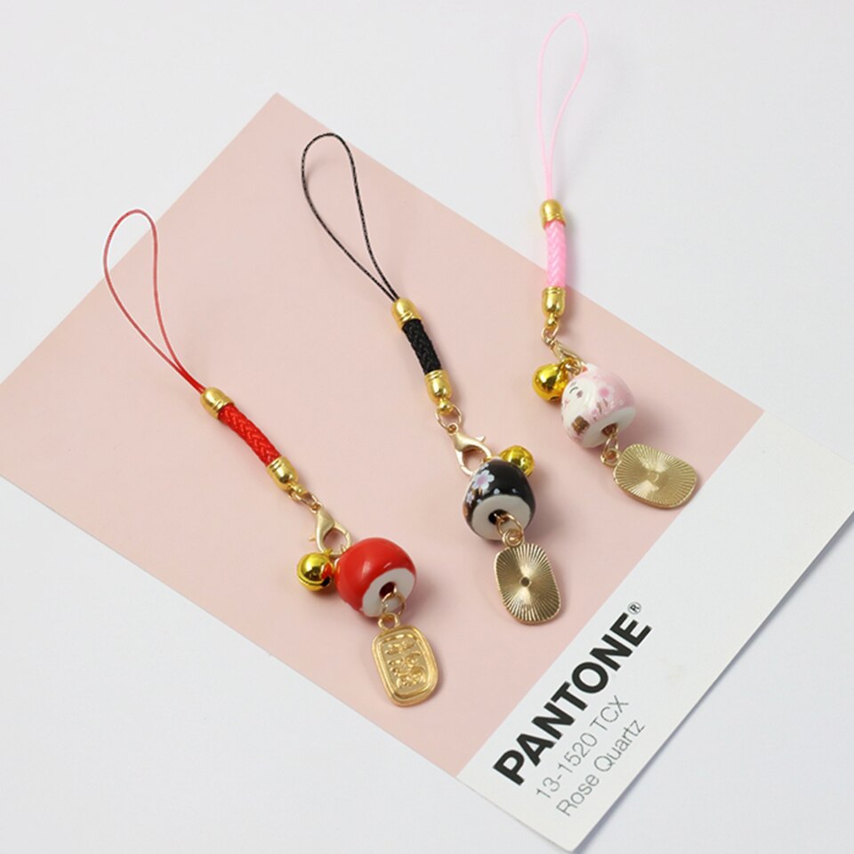 Leuke Janpanese Smart Telefoon Wrist Strap Lanyards Voor Iphone Samsung Xiaomi Decor Kat Bel Mobiele Telefoon Strap Sleutel Touw Telefoon charm