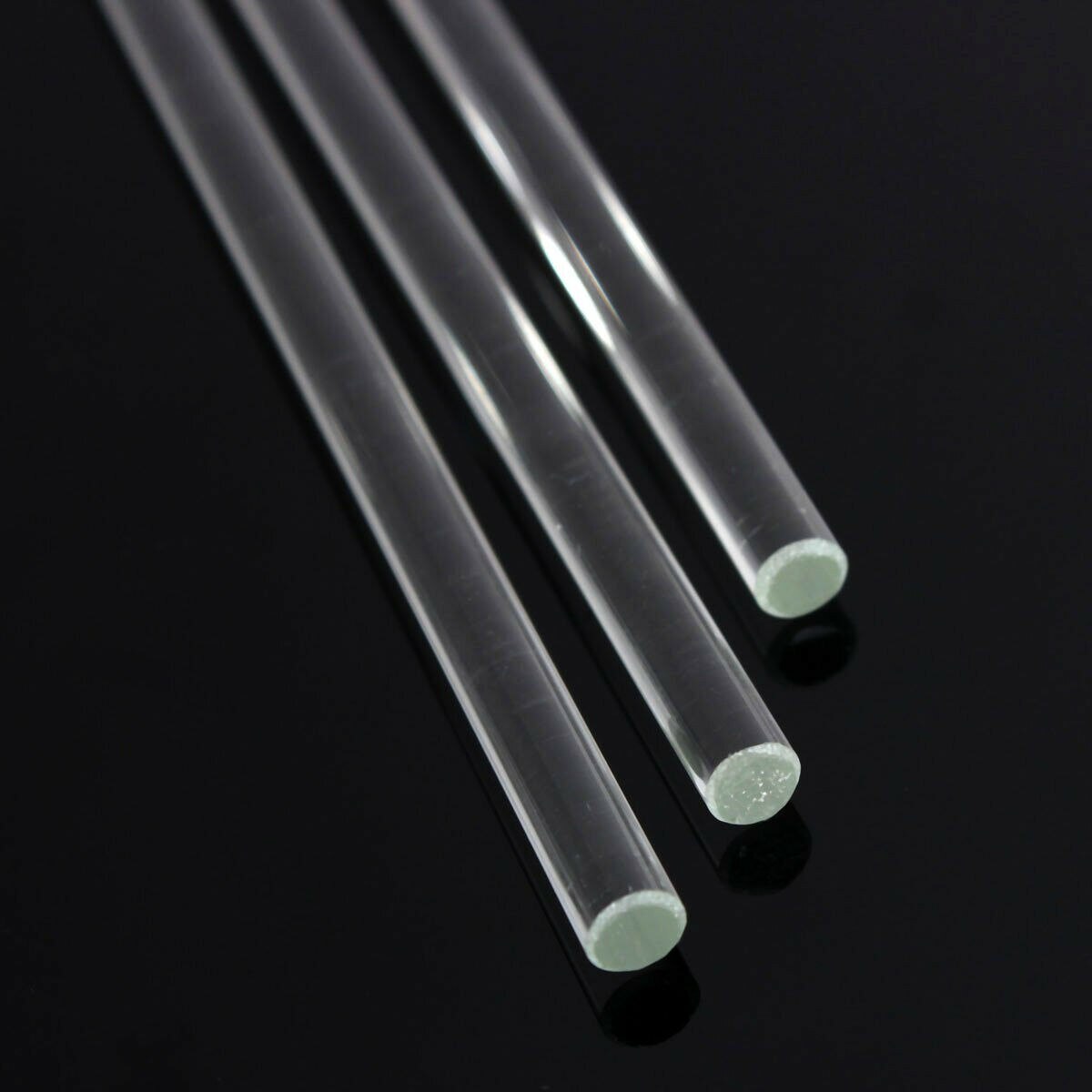 5pcs 6x300mm glass stirring rod glass stirrer glass rod milk tea coffee cocktail stirrer