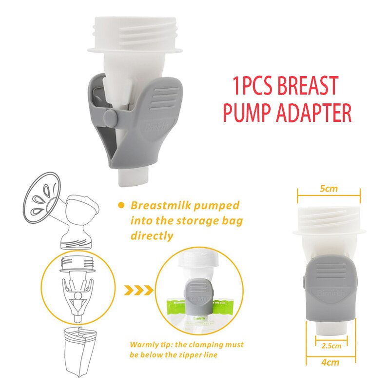 2 stücke YOUHA Tragbare Brust Pumpe Hände Freies Elektrische Tragbare Tragbare Brust Pumpen BPA-freies Stillen Milch Sammler: 1 pc Adapter