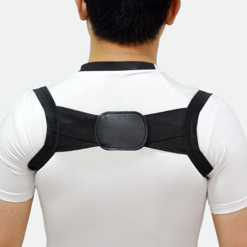 Corrector de postura ortopédico e Invisible para espalda, corsé Corrector de postura para hombros y espalda, correa de soporte de columna vertebral: Bk-XL