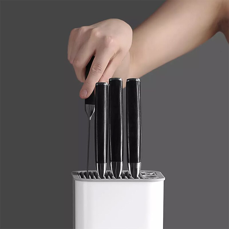 Xiaomi messer Block einstellen messer zubehör Werkzeug Halfter Multifunktionale Werkzeug Halfter Messer Block Kochfelder Rohr Regal für Huohou