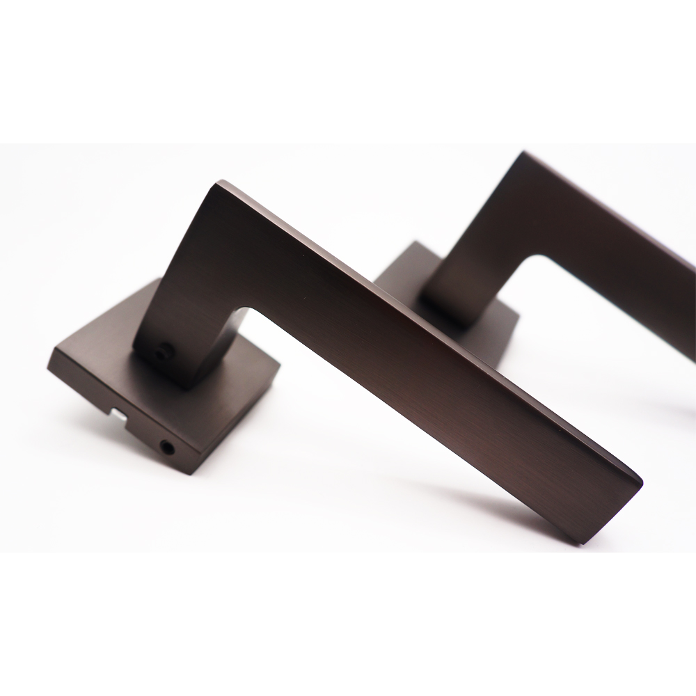 Modern Door Handle hardware Kitchen Bedroom Bathroom Room Office Hotel Wood Door Lock zinc aluminum handle for door hardware