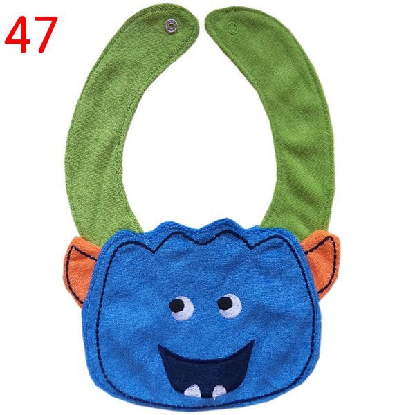 WEIXINBUY Neugeborenen Baby Spucktücher 60 Arten Bunte Tier Baumwolle Jungen Mädchen Baby Lätzchen Spucktücher Wasserdicht Bandana Lätzchen: 47