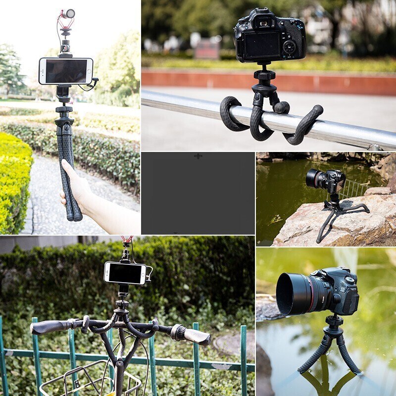 Flexible Octopus Tripod SLR mini tripod stand stabilizer tripod portable handheld stand for iPhone xiaomi 2 in 1 tripod
