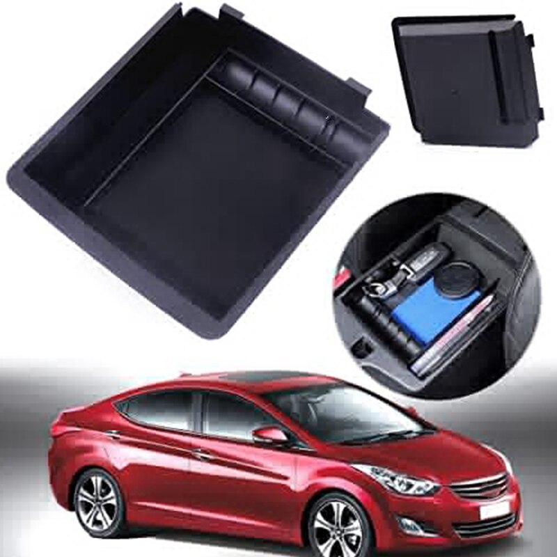 Car Center Console Storage Holder Armrest Box Tray Pallet Container for Hyundai Elantra (MD)