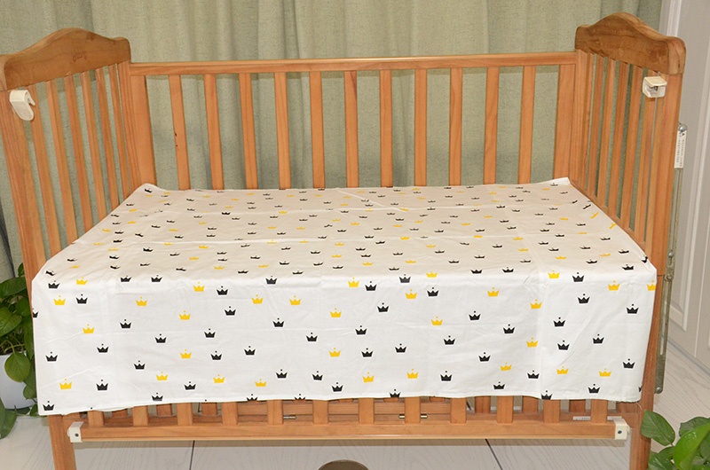 150*90 cm babylaken 1 stk bomull barnelaken babyseng takrenne jenter laken sengetøy: 2
