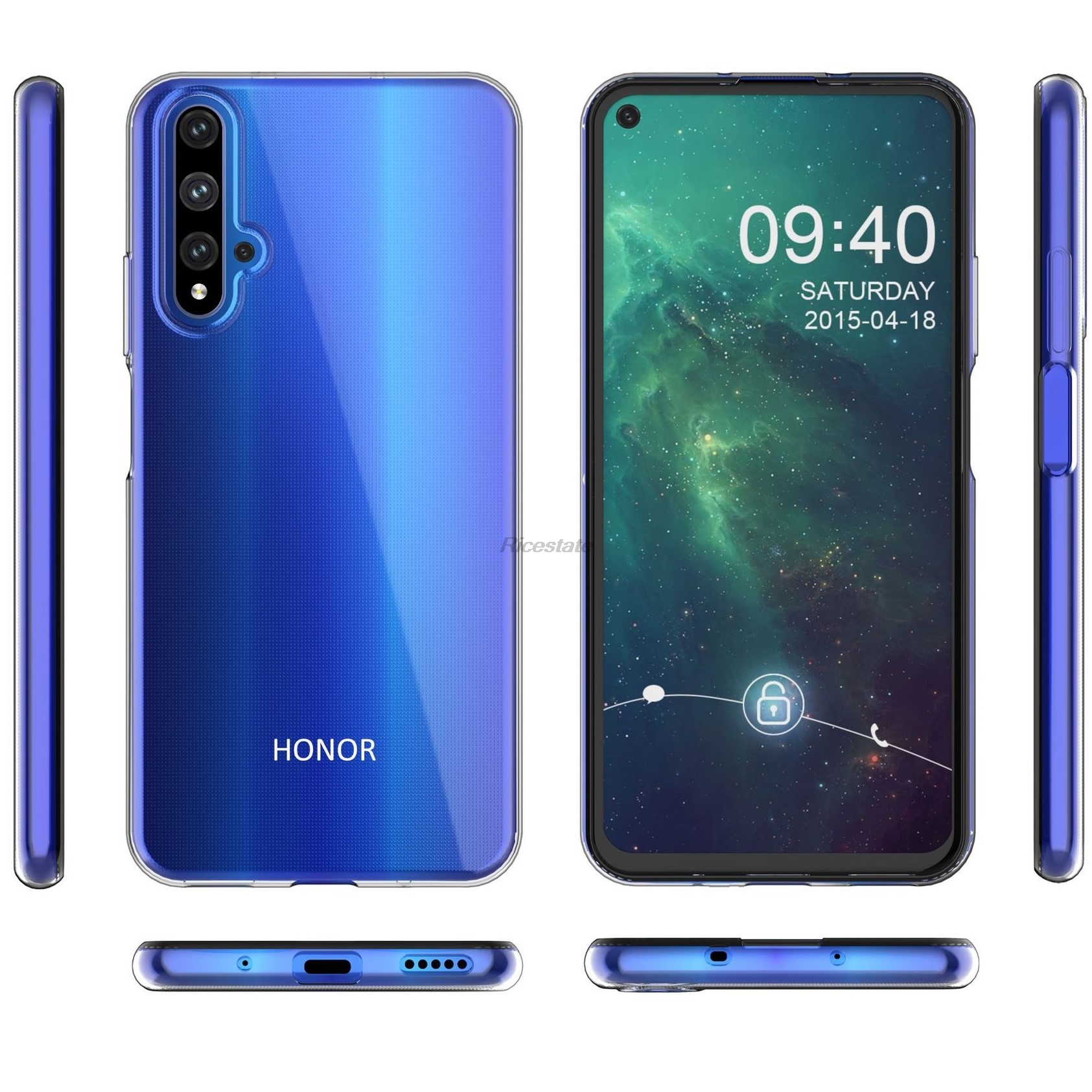 Doorzichtig hoesje voor Huawei Nova 5T Ultradunne doorzichtige hoes Huawei Nova 5T Transparant Zacht siliconen TPU Telefoon achterkant