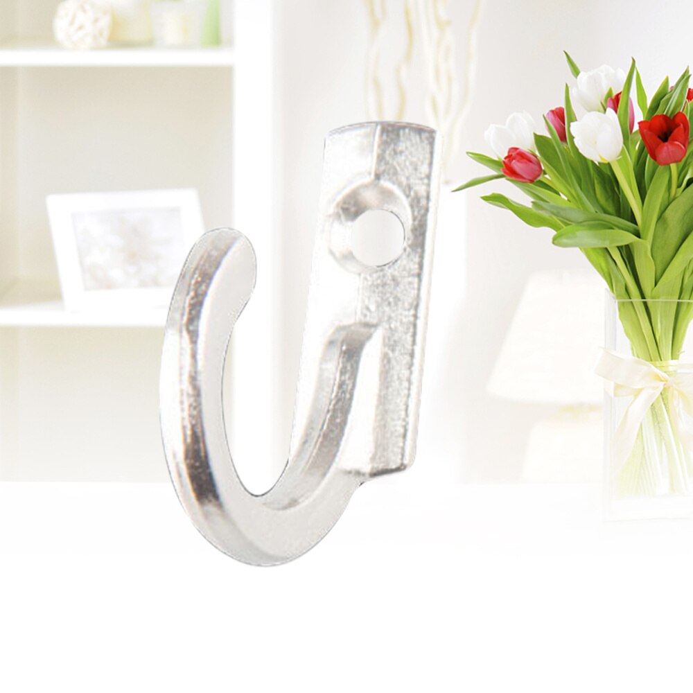 10PCS Single Prong Hook Mini Size Wall Mounted Retro Cloth Hanger for Coats Hats Towels Keys(Bronze)