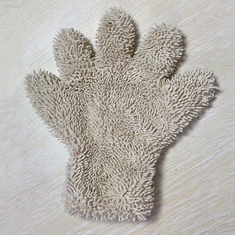 Guantes Novel-Clean, herramienta para lavado de coche especial de doble cara, cepillo, guantes para limpieza de coche, felpilla de felpa gruesa, trapo para coche