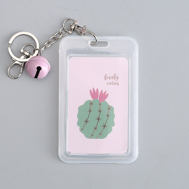 Uomo donna banca porta carte di credito custodia custodia borsa porta carte moda alta qualità carino Cactus bambini chiave Bus portafoglio regalo: 4