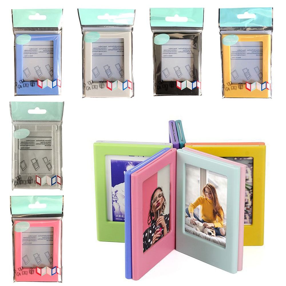 3-Zoll-Fotorahmen Magnet Polaroid Foto rahmen Mini Acryl Magnet Bilderrahmen transparente Acryl Karte Displayst änder