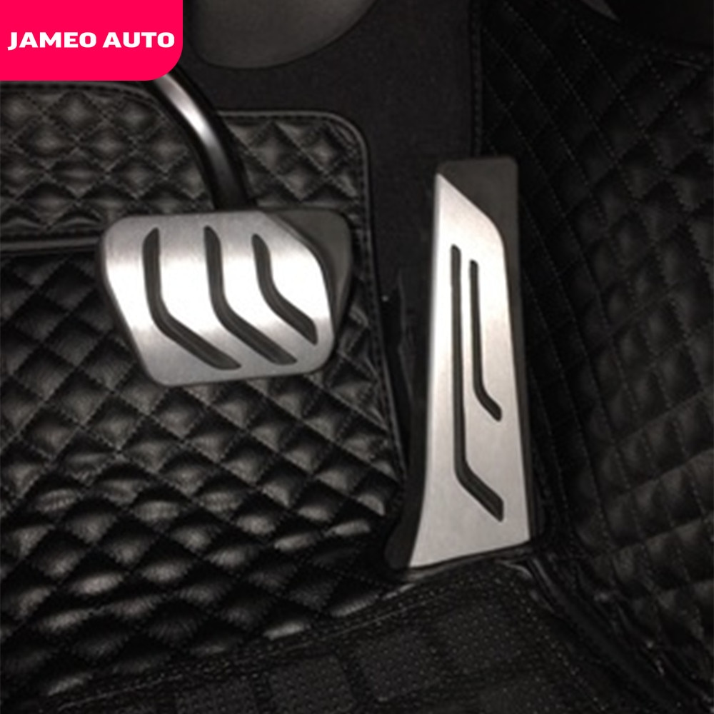 Jameo auto ruostumattomasta teräksestä valmistetut jalkapolkimet bmw  x1 x3 x4 x5 x6 1/2/3/5/6/7 m3 e39 e46 e87 e90 e91 e92 z4 f30 f20 auton muotoiluun
