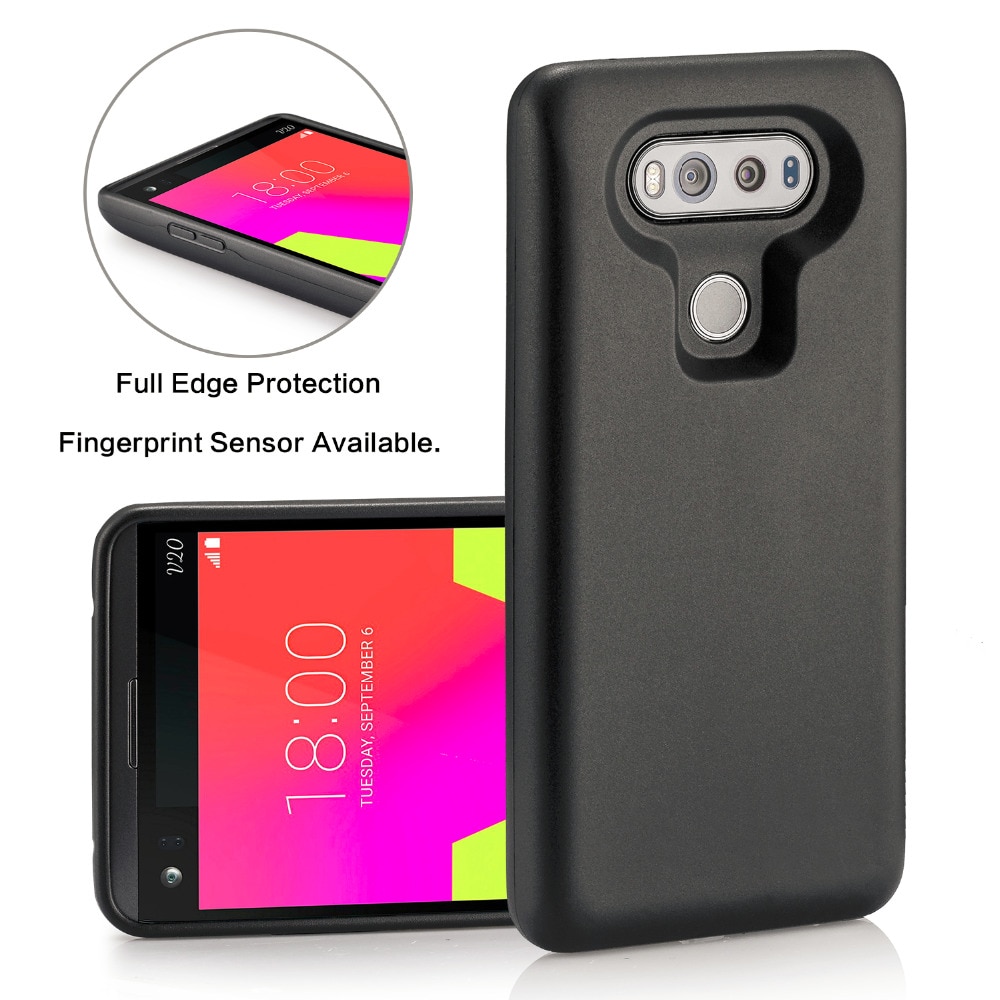 BL-44E1F Battery 8200mAh For LG V20 Li-Polymer Extended Battery with Black TPU Protective Back Cover Case for H918 VS995 F800