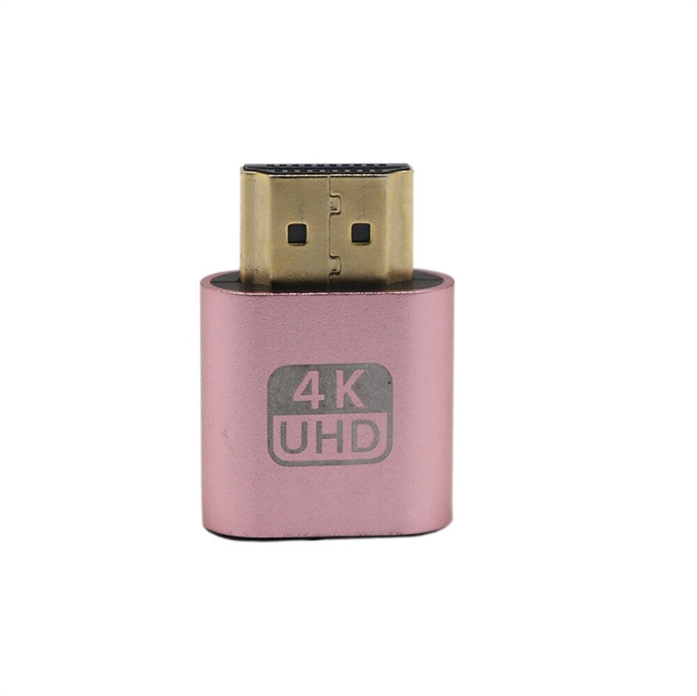 VGA Virtual Display Adapter HDMI-compatible 1.4 DDC EDID Dummy Plug Display Emulator Support Plug And Play Plug