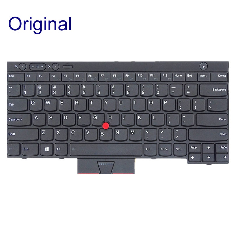 1pc laptoptastatur internt til lenovo  t430 x230 x230t t530 w530 t430s l430 l530 uden baggrundslys: Original