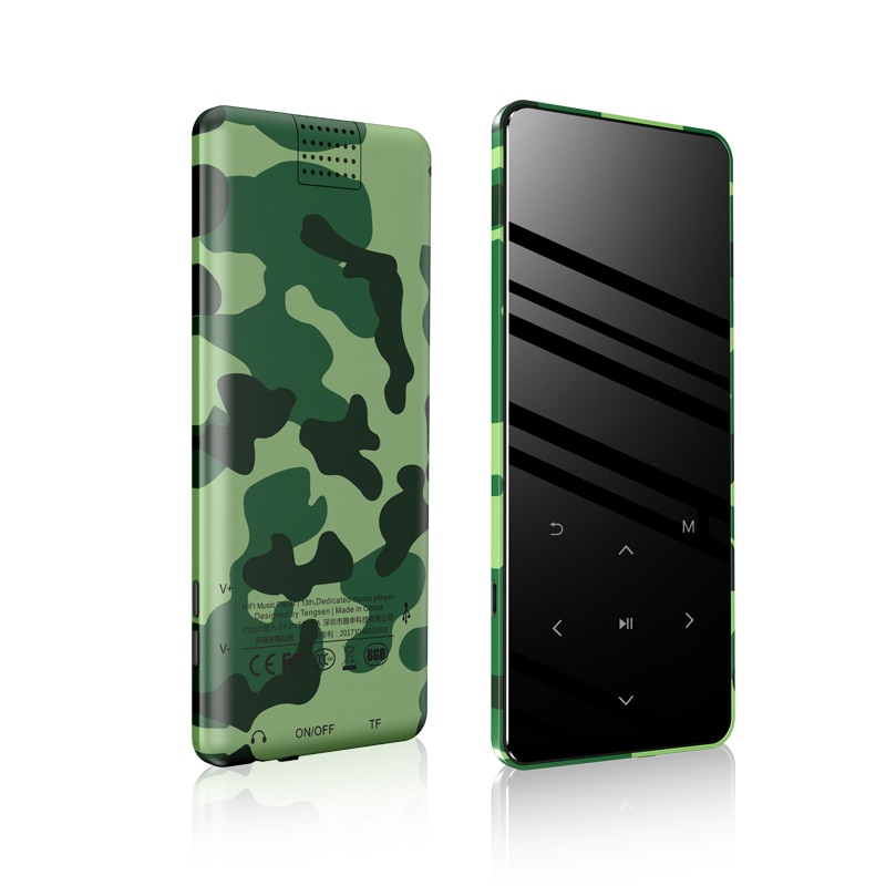 Metalen Originele bluetooth MP4 Speler 2.4inch ingebouwde Luidspreker 16G 32G 64G HiFi draagbare walkman met e-book adio FM opname