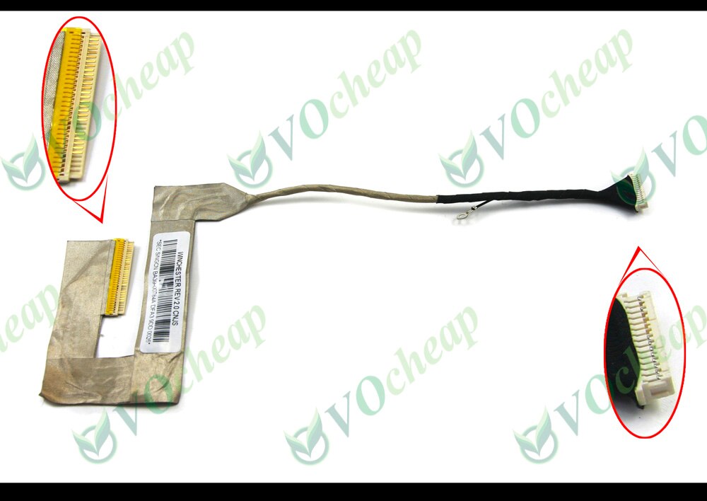 Echt vedio flex lcd kabel voor samsung netbook nc10 series-ba39-00766a