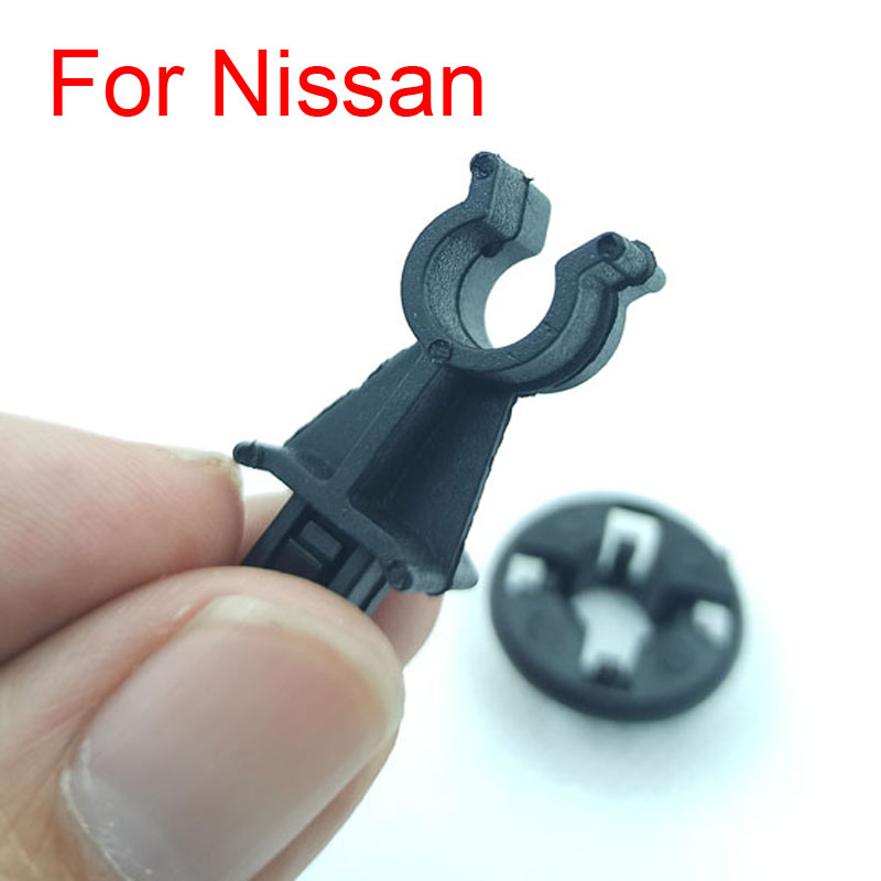 Til nissan navara  d40 pathfinder  r51 2005 xterra 2005 kaleche motorhjelm prop stang støtte klemme clip kit 65722 eb 300