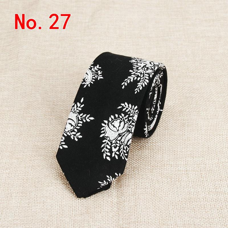 Corbatas clásicas de flores para hombre, Corbata de algodón hecha a mano para hombre, Corbatas florales estrechas de 6CM, , de boda, Corbata informal de Cachemira