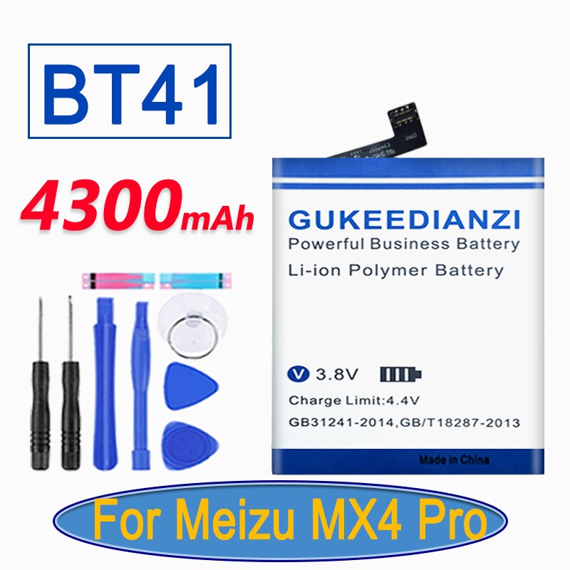 BT51 BT53 BT56 BT65M BT66 BT41 BT45A BA792 Batteria Per Meizu MX4/MX5/Mx6 Pro/Pro5/pro 6 Plus/M2 Note/Blu A5 /U10 BT710 Batteria: BT41