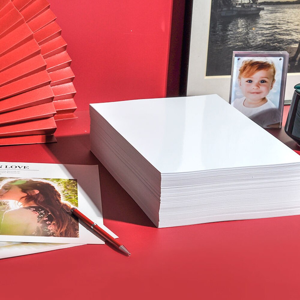 100Pcs/1Set 5 Inch 6 Inch 7 Inch Fotopapier Studio Papier A5 A6 Glossy fotopapier Geschikt Voor Album Foto &#39;S